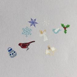 Angelic christmas wonderland (CjSC-09), Clear Jelly Stamper, stampingplade